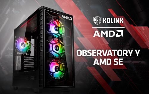 Kolink Observatory AND AMD SE: Gaming tower for AMD fans