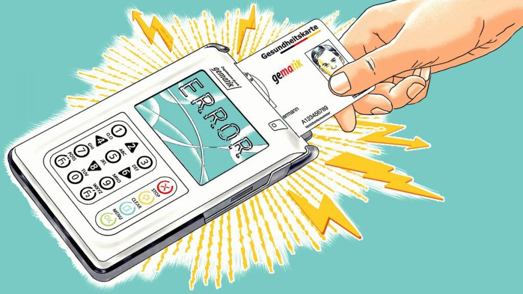 Problems in medical practices: NFC health cards paralyze card readers