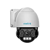 Reolink 4K PTZ PoE Spotlight Outdoor Security Camera, People/Vehicle/Animal Detection, 360° Pan 90° Tilt, 5X Optical Zoom, Color Night Vision, Auto Tracking, Two-Way Audio, RLC-823A
