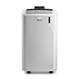 De'Longhi Pinguino PAC EM82, mobile air conditioner for rooms up to 80 m³, 10,000 BTU/h, 2.4 kW, 63 dB, dehumidification function, energy class A, 24h timer, white