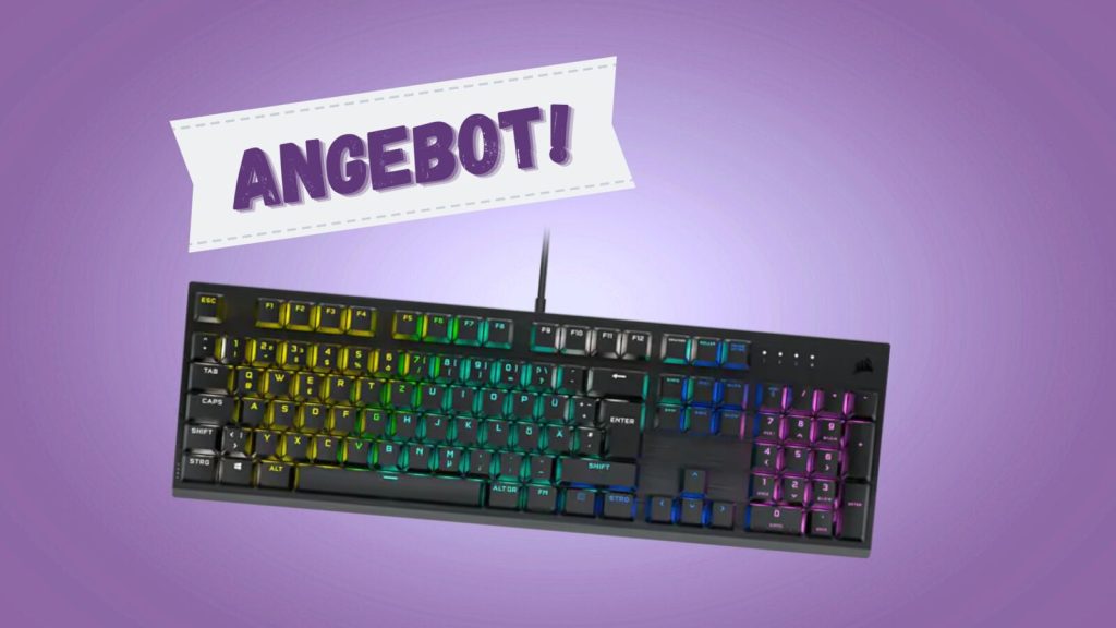 Alternative: The Corsair K60 RGB Pro gaming keyboard for only 99.90 euros
