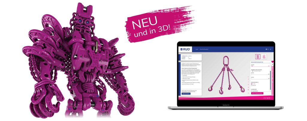 Online chain sling assembly: RUD introduces a new 3D sling configurator, RUD Ketten Rieger & Dietz GmbH & Co. KG, press release