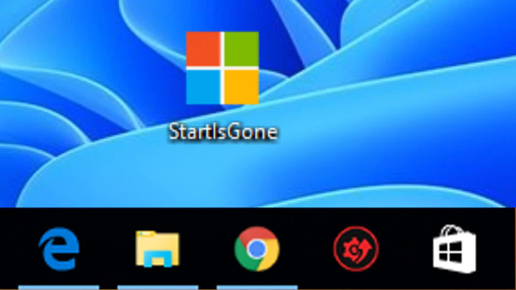 Windows 8.1/10: remove the start button