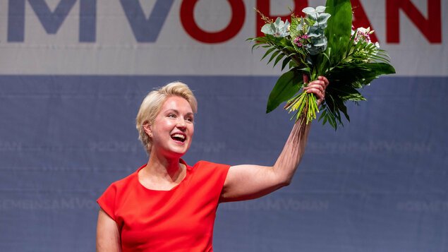 After criticism of Nord Stream 2: Schwesig remains SPD head of state in the northeast - politics