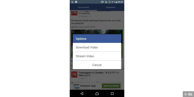 With Save Facebook Video android app, you can easily upload Facebook clips to your smartphone