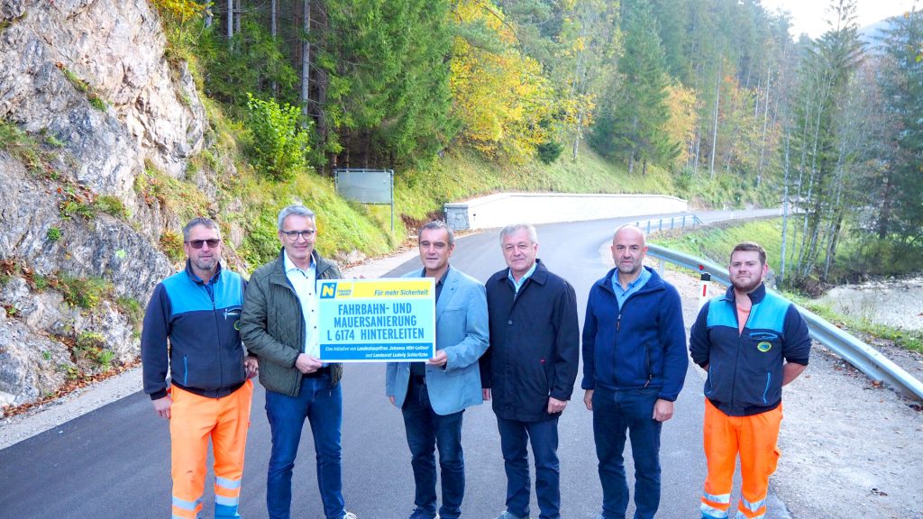 Construction work: renovations to rural roads in Lunz and Gaming completed