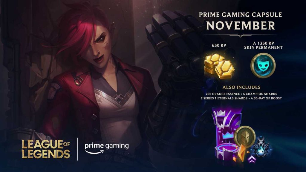 League of Legends World Championships: Amzon Prime Gaming is giving away tons of freebies for Worlds 22
