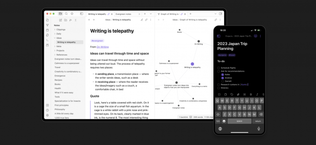 Obsidian 1.0 Released: Store of Personal Knowledge in the Form of a Notes App