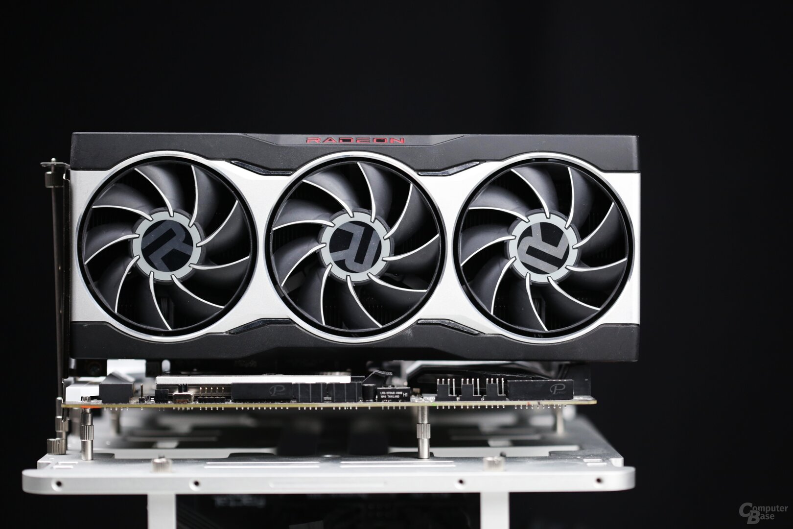 The AMD Radeon RX 6900 XT in the reference design